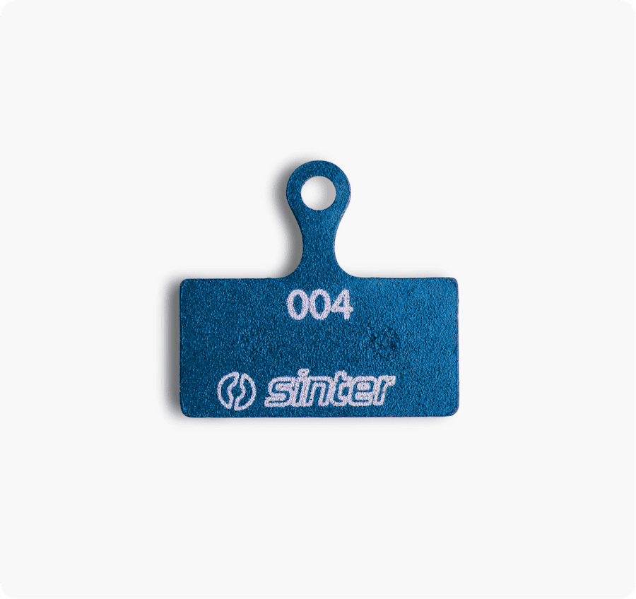 Sinter brake pad compound visual