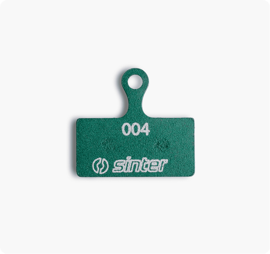 Sinter brake pad compound visual