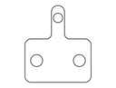 Sinter 002 brake pad shape