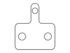 Sinter 002 brake pad shape