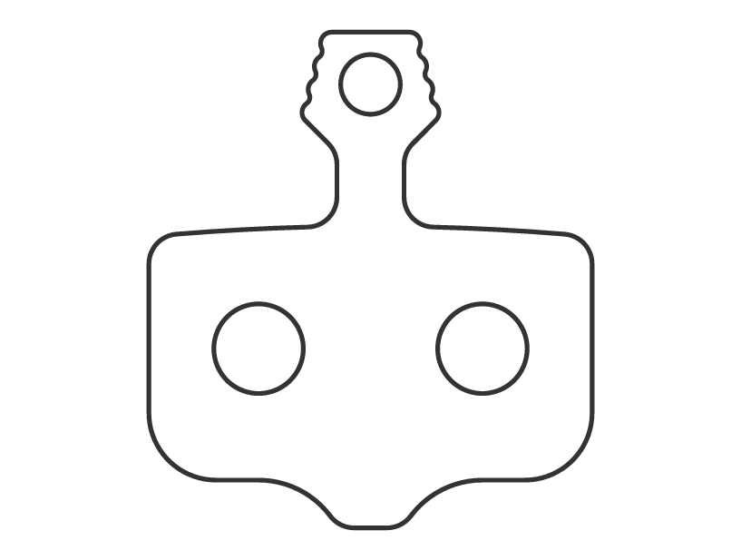 Sinter 006 brake pad shape