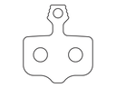 Sinter 006 brake pad shape