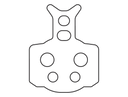 Sinter 007 brake pad shape