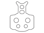 Sinter 007 brake pad shape