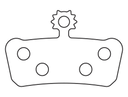 Sinter 008 brake pad shape