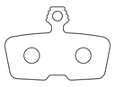 Sinter 013 brake pad shape