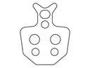 Sinter 014 brake pad shape
