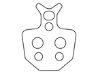 Sinter 014 brake pad shape