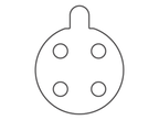 Sinter 015 brake pad shape