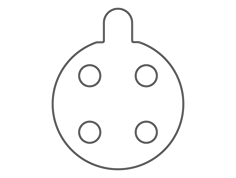 Sinter 015 brake pad shape