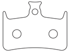 Sinter 016 brake pad shape