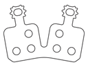 Sinter 021 brake pad shape