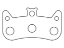 Sinter 022 brake pad shape