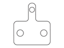 Sinter 036 brake pad shape