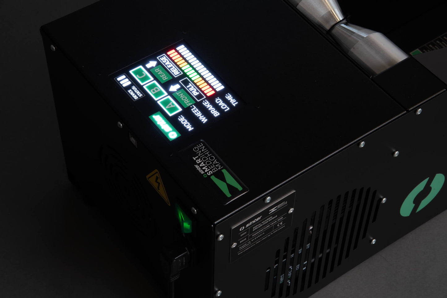 Smart Bedding Machine specifications view